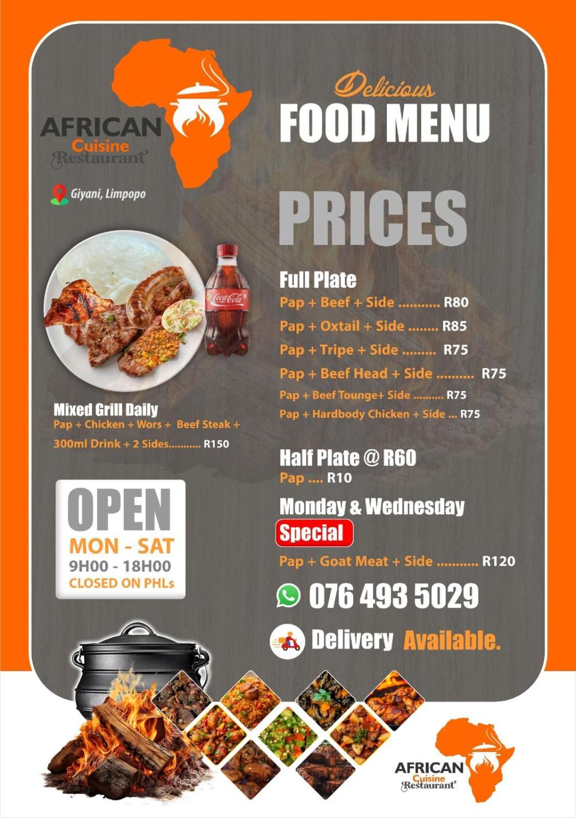 GiyaniAfrican Cuisine Restaurant住宿加早餐旅馆 外观 照片